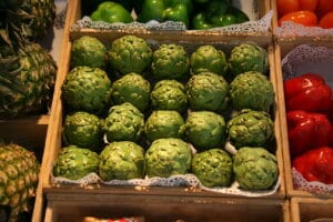 Superfoods - Vegetables and Greens from Peru 3 alcachofas mercado foods superalimentos peruanos